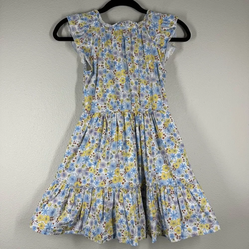 Maison Me Kids Floral Dress Tired Ruffles Girly Size 10